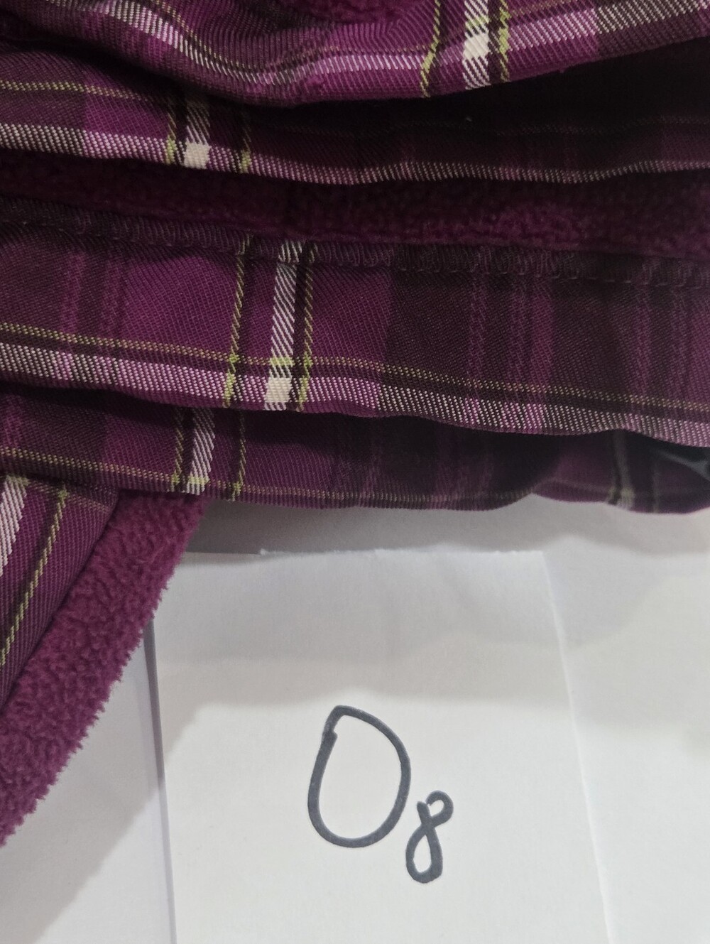 The North Face Magenta Fleece Jacket with Logo Patch Women's Sz.S - Picture 8 of 8